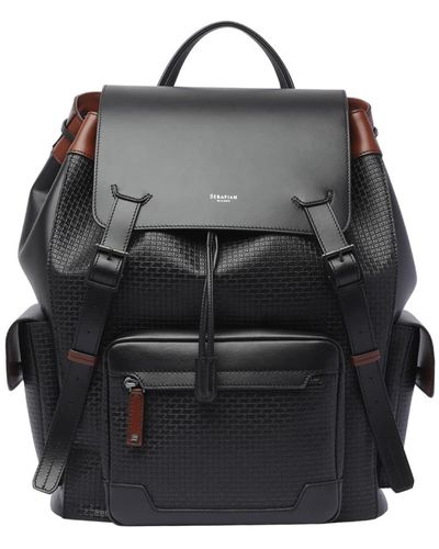 Serapian Large Stepan 72 Backpack - Black