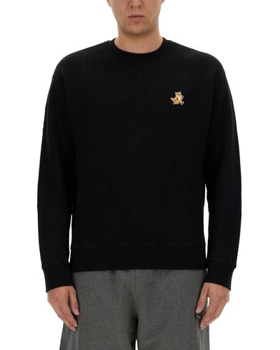 Maison Kitsuné "Speedy Fox" Sweatshirt - Black