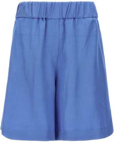 Alberto Biani Elastic Shorts - Blue