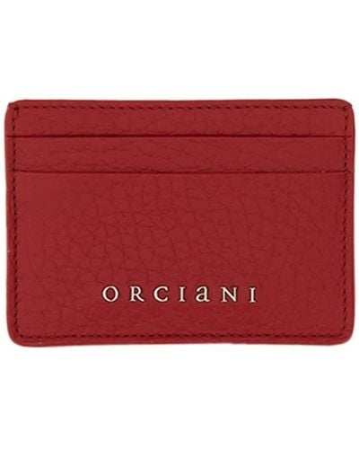 Orciani Soft Card Holder - Red