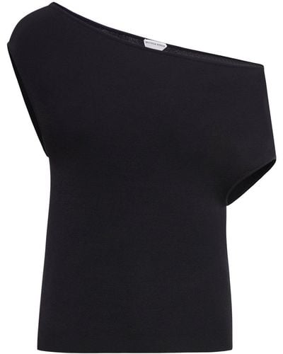 Bottega Veneta Fluid Knit Top - Black