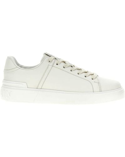 Balmain B-court Sneakers - White