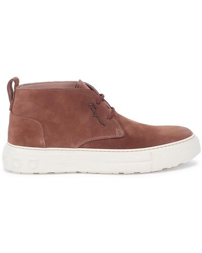 Ferragamo Sporty Desert Boots - Brown