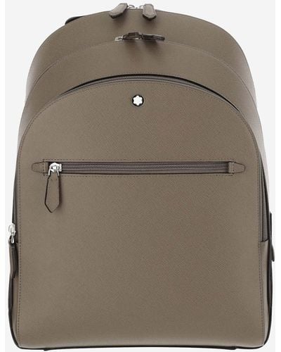Montblanc Medium Backpack With 3 Compartments Sartorial - Green