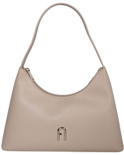 Furla Diamante Satchel - Natural