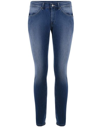 Dondup Straight-leg Skinny-cut Jeans - Blue