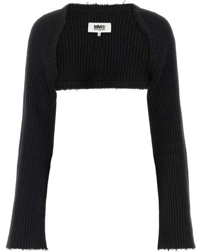 MM6 by Maison Martin Margiela Knitwear - Black