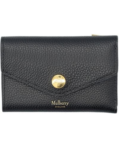 Mulberry Folded Multi-Card Wallet - Black