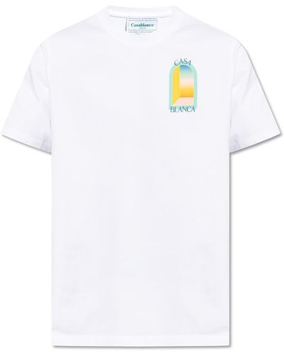 Casablanca Printed T-Shirt - White
