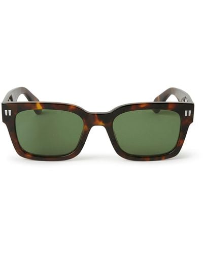 Off-White c/o Virgil Abloh Midland - Havana / Green Sunglasses