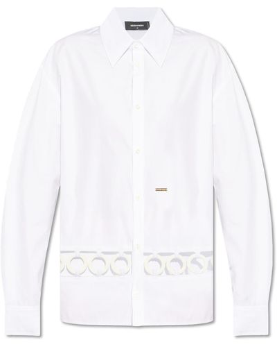 DSquared² Embellished Shirt - White