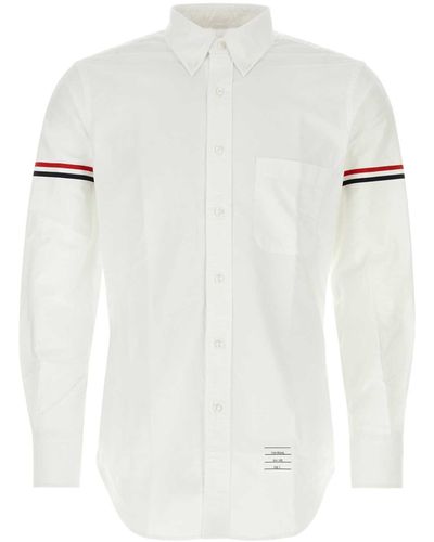 Thom Browne Piquet Shirt - White