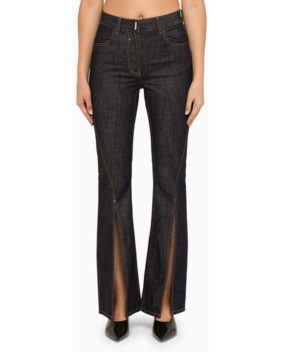 Givenchy Flared Jeans With Split - Black