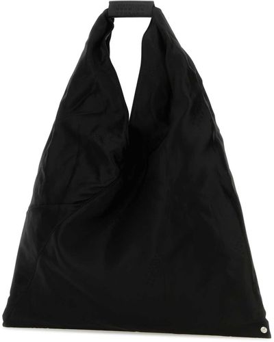 MM6 by Maison Martin Margiela Fabric Japanese Handbag - Black