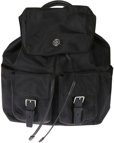 Tory Burch Virginia Flap Backpack - Black