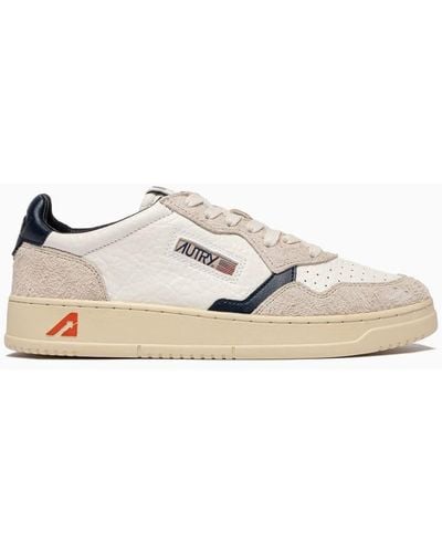 Autry Medalist Low Trainers Aulm He02 - Natural