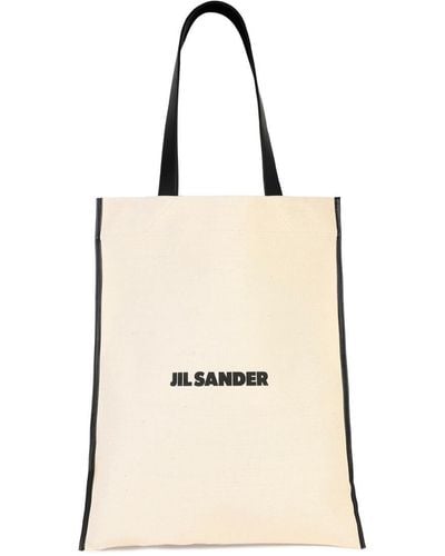 Jil Sander Tela Shopping Bag - Natural