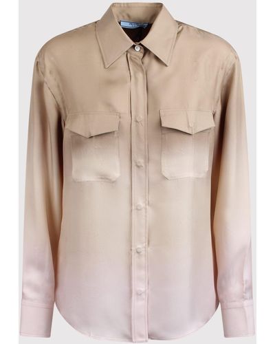 Prada Shirt With Shaded Effect - Natural