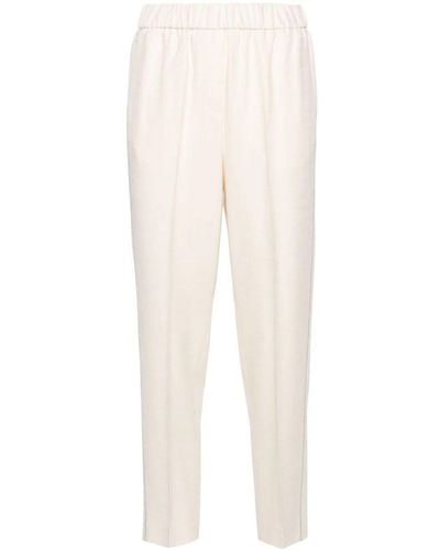 Peserico Elastic Slim Pants - White