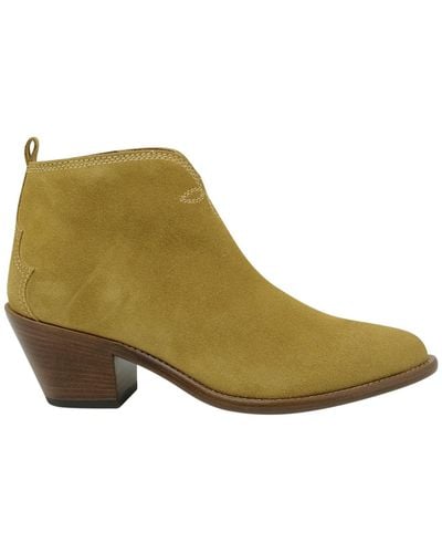 Sartore Suede Ankle Boots - Green