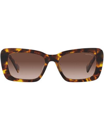Miu Miu Square-frame Sunglasses - Multicolor