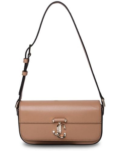 Jimmy Choo Biscuit Leather Bag - Natural