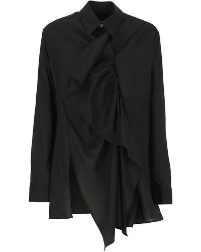 Y's Yohji Yamamoto Cotton Shirt - Black