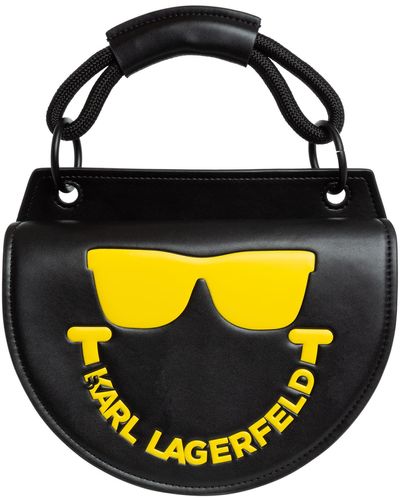 Karl Lagerfeld Karl X Smileyworld Handbag - Black