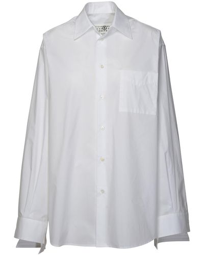 MM6 by Maison Martin Margiela White Cotton Shirt