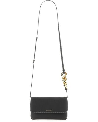 JW Anderson Leather Chain Smartphone Bag - White