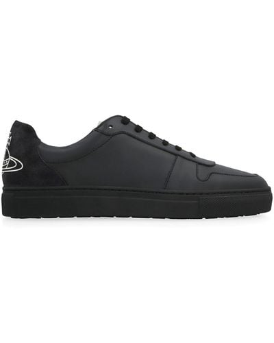 Vivienne Westwood Classic Sneakers Leather Low-top Sneakers - Black