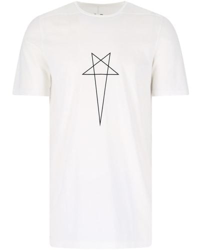 Rick Owens DRKSHDW Printed T-shirt - White