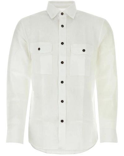 Brioni Linen Shirt - White