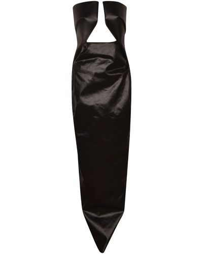 Rick Owens Prong Gown Dresses - Black