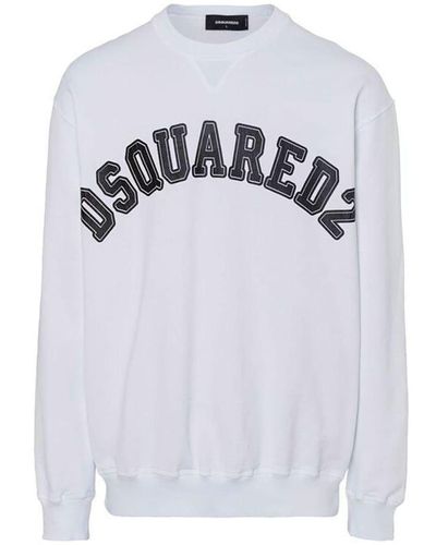 DSquared² Logo Cotton Sweatshirt - White