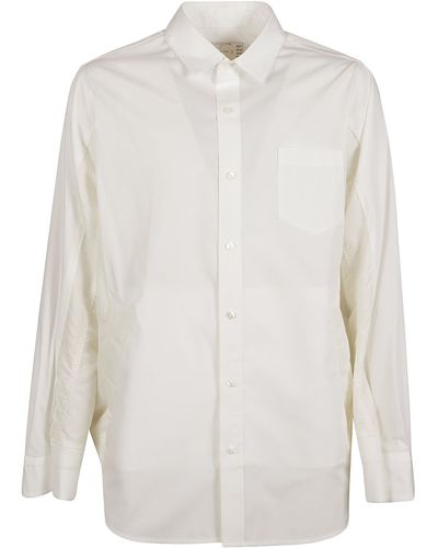 Sacai Long-Sleeved Shirt - White