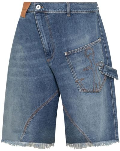 JW Anderson Workwear Short Jeans - Blue