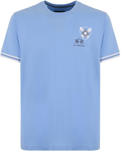 La Martina Cotton T-Shirt - Blue