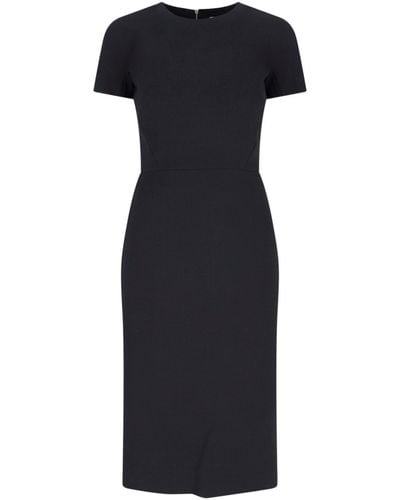 Victoria Beckham Midi T-Shirt Dress - Black