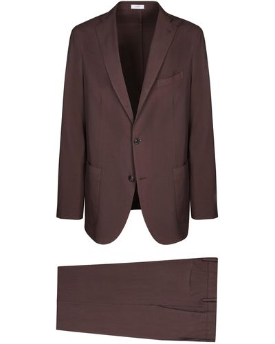 Boglioli Hopsack Suit - Brown