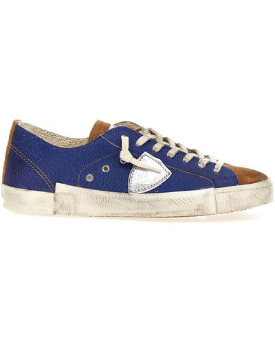 Philippe Model 'Prsx Low' Trainers - Blue