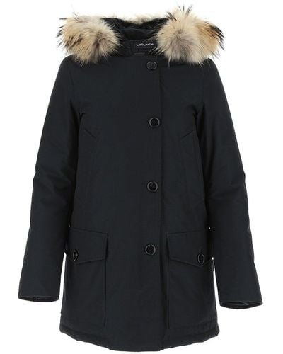 Woolrich Arctic Parka With Murmasky Fur - Black