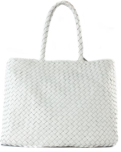 Dragon Diffusion Vintage Mesh Tote Bag - White