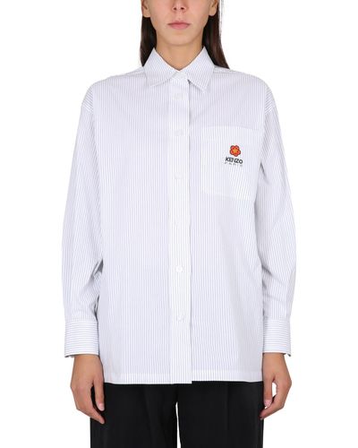 KENZO Shirt With Logo - White