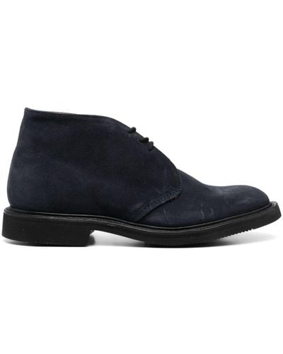 Tricker's Aldo Chukka Suede Ankle Boots - Blue