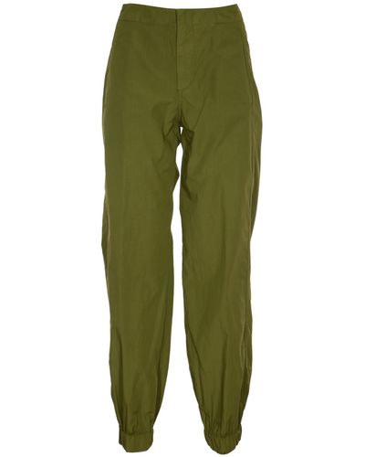Dondup Straight Flared Trousers - Green