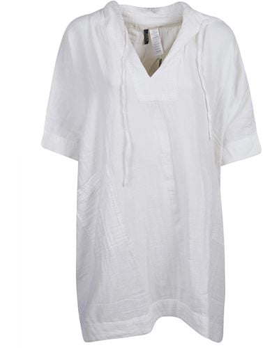 Polo Ralph Lauren V-Neck Oversized Dress - White