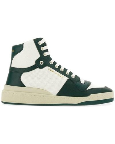 Saint Laurent Sneaker ''sl24'' In Pelle Multicolor - Green