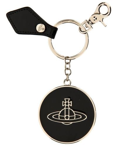Vivienne Westwood Orb Keychain - Black