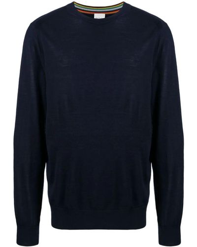 Paul Smith Sweater Crew Neck - Blue